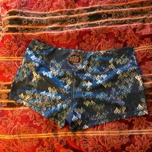 Feed Me Fight Me booty shorts L